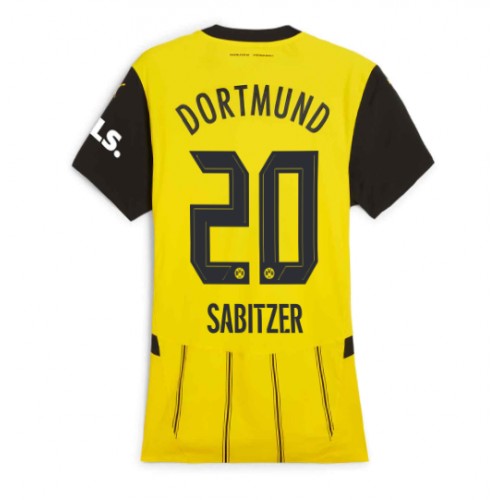 Dámy Fotbalový dres Borussia Dortmund Marcel Sabitzer #20 2024-25 Domácí Krátký Rukáv